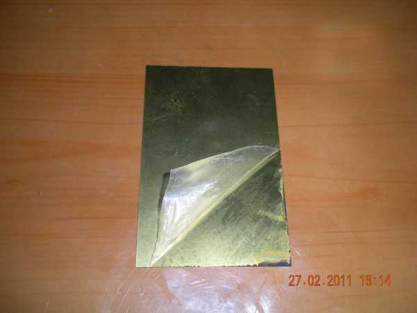美標(biāo)赫氏槽陰極銅片（單面覆膜拋光）